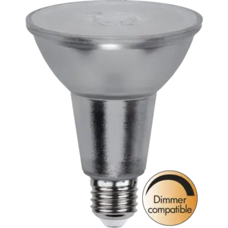 LED-lampa E27 PAR30 Spotlight Glass