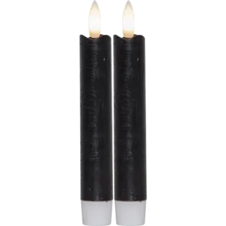 LED Antikljus 2-pack Flamme
