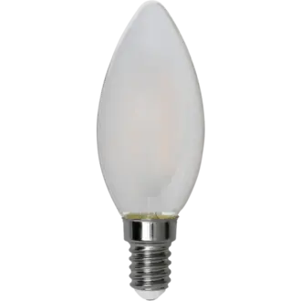 LED-lampa E14 C35 Frosted 2-pack