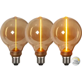 LED-lampa E27 G95 Decoled One