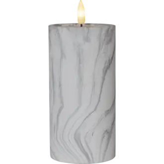 LED Blockljus Flamme Marble