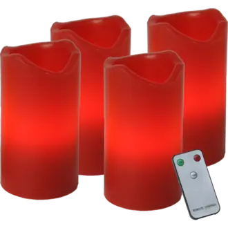 LED Blockljus 4-pack Advent