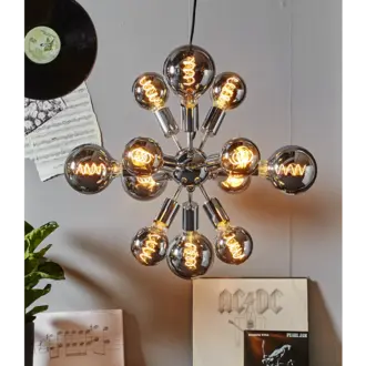 LED-lampa E27 G95 Decoled Spiral Smoke