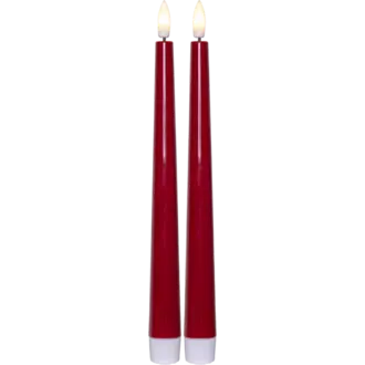LED Antikljus 2-pack Flamme Candy