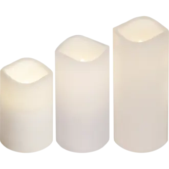LED Blockljus 3-pack Paul