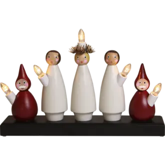Ljusstake Luciakör