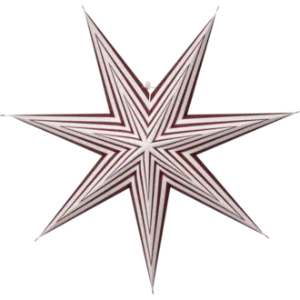 Pappersstjärna Stripe
