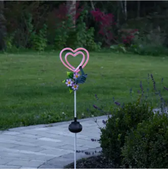 Solcellsdekoration Linny Heart