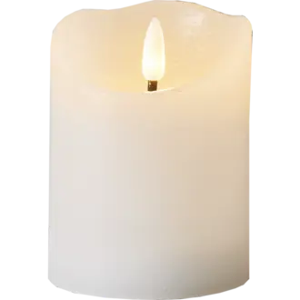 LED Blockljus Flamme Rustic