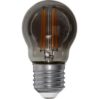 LED-lampa E27 G45 Soft Glow Smoke 3-step memory