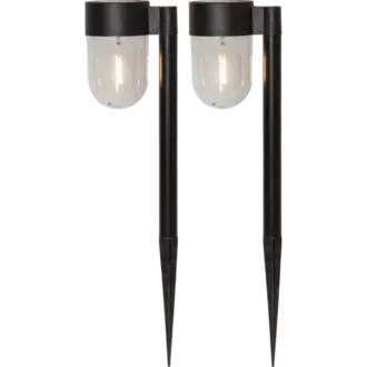 Solcellspollare 2-pack Cupola
