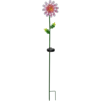 Solcellsdekoration Pink Daisy