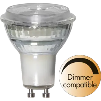 LED-lampa GU10 MR16 Spotlight Glass