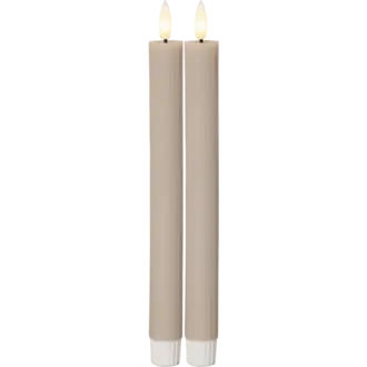 LED Antikljus 2-pack Flamme Stripe