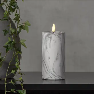 LED Blockljus Flamme Marble