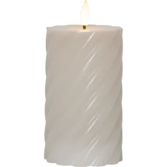 LED Blockljus Flamme Swirl