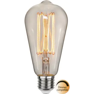 LED-lampa E27 ST64 Decoled Grace Clear