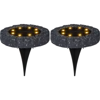 Solcellsspotlight 2-pack Lawnlight