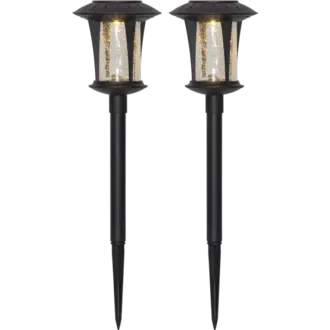 Solcellspollare 2-pack Monaco