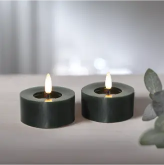 LED Värmeljus 2-pack Flamme Flow