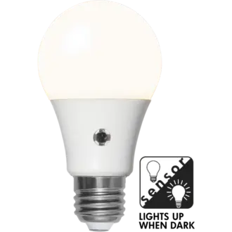 LED-lampa E27 A60 Sensor opaque