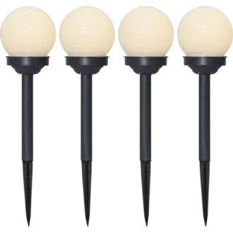 Solcellspollare 4-pack Globus