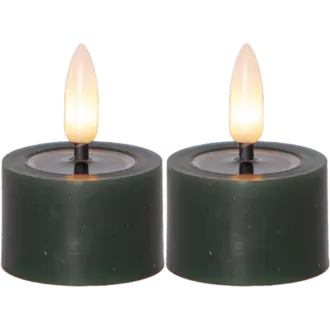 LED Värmeljus 2-pack Flamme Flow