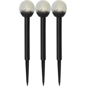 Solcellspollare 3-pack Roma