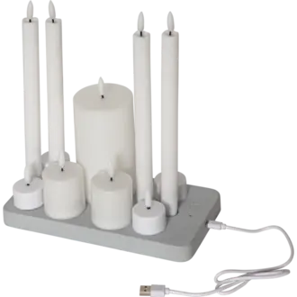 LED Ljus Flamme Charge Mix