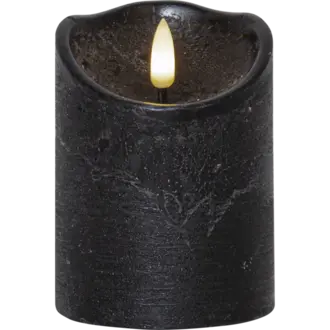 LED Blockljus Flamme Rustic