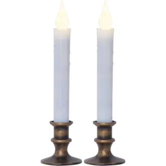 LED Antikljus 2-pack Mette