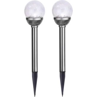 Solcellspollare 2-pack Roma