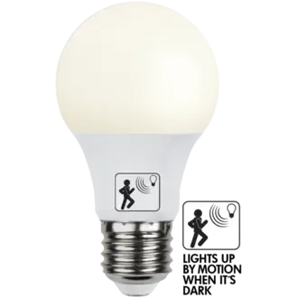 LED-lampa E27 A60 Sensor opaque