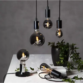 LED-lampa E27 G80 Plain Smoke