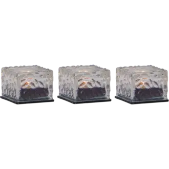 Solcellsljus 3-pack Icecube