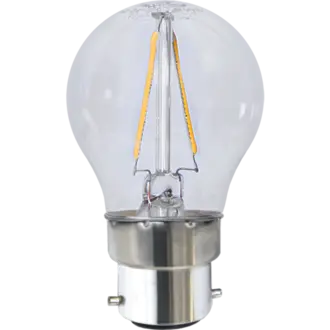 LED-lampa B22 G45 Clear