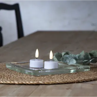 LED Värmeljus 2-pack Flamme