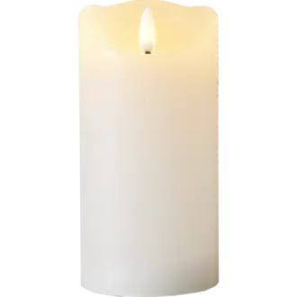 LED Blockljus Flamme Rustic