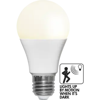 LED-lampa E27 A60 Sensor opaque