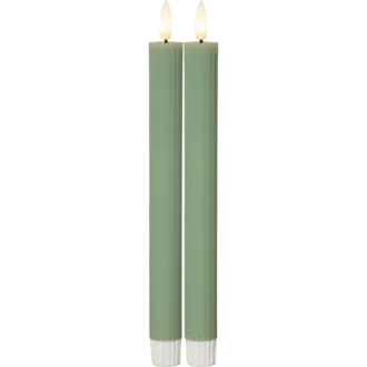 LED Antikljus 2-pack Flamme Stripe