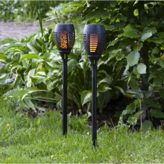 Solcellsfackla 2-pack Flame