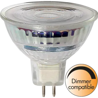 LED-lampa GU5,3 MR16 Spotlight Glass