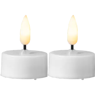 LED Värmeljus 2-pack Flamme