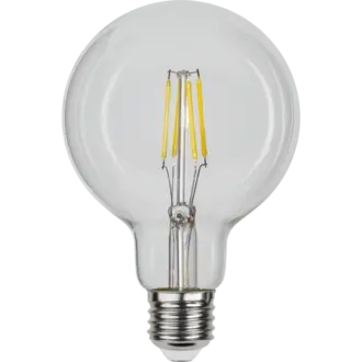 LED-lampa E27 G95 Clear