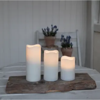 LED Blockljus 3-pack Paul