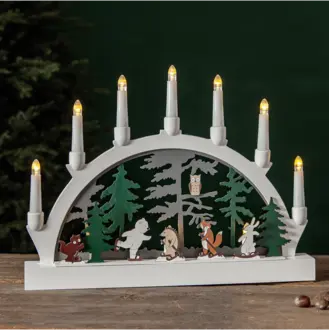 Ljusstake Forest Friends