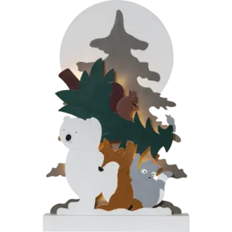 Bordsdekoration Forest Friends