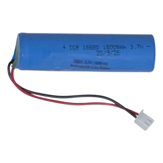 Laddbart batteri 18650 3,7V 1500mAh Li-ion JST-PH 2mm plug