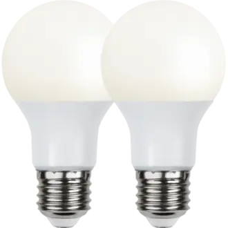 LED-lampa E27 2-pack Opaque Basic