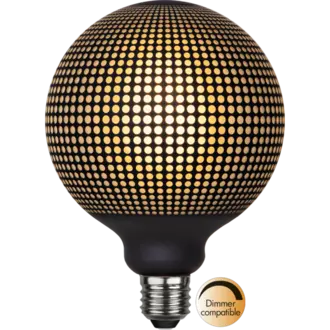 LED-lampa E27 G125 Graphic